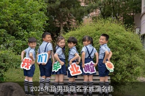 2026年给男孩取名字姓蒲名桂 2026年给男孩取名字姓蒲名桂