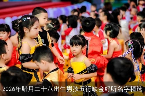 2026年腊月二十八出生男孩五行缺金好听名字精选 2026年腊月二十八出生男孩五行缺金好听名字精选