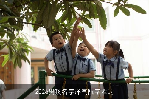 2026男孩名字洋气阮字辈的 2026男孩名字洋气阮字辈的