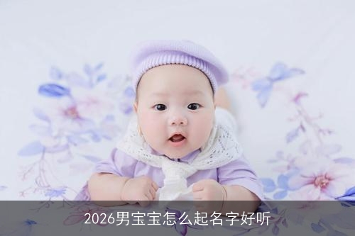 2026男宝宝怎么起名字好听 2026男宝宝怎么起名字好听