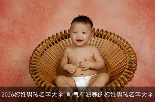 2026黎姓男孩名字大全 帅气有涵养的黎姓男孩名字大全 2026黎姓男孩名字大全 帅气有涵养的黎姓男孩名字大全