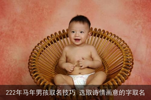 222年马年男孩取名技巧 选取诗情画意的字取名 222年马年男孩取名技巧 选取诗情画意的字取名
