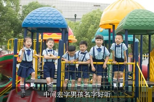 中间宏字男孩名字好听 中间宏字男孩名字好听