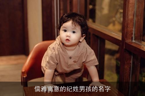儒雅寓意的纪姓男孩的名字 儒雅寓意的纪姓男孩的名字