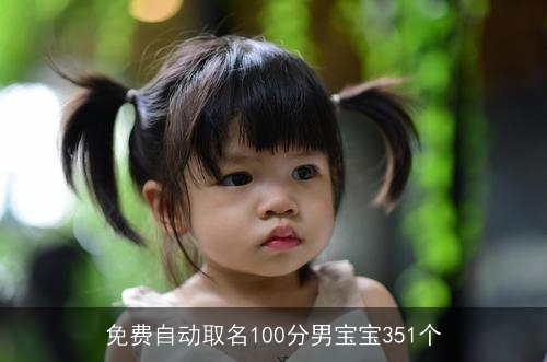 免费自动取名100分男宝宝351个 免费自动取名100分男宝宝351个