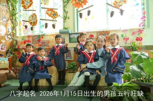 八字起名 2026年1月15日出生的男孩五行旺缺 八字起名 2026年1月15日出生的男孩五行旺缺