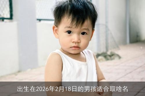 出生在2026年2月18日的男孩适合取啥名 出生在2026年2月18日的男孩适合取啥名