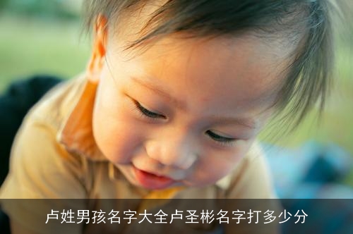 卢姓男孩名字大全卢圣彬名字打多少分 卢姓男孩名字大全卢圣彬名字打多少分