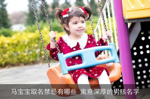 马宝宝取名禁忌有哪些 寓意深厚的男孩名字 马宝宝取名禁忌有哪些 寓意深厚的男孩名字