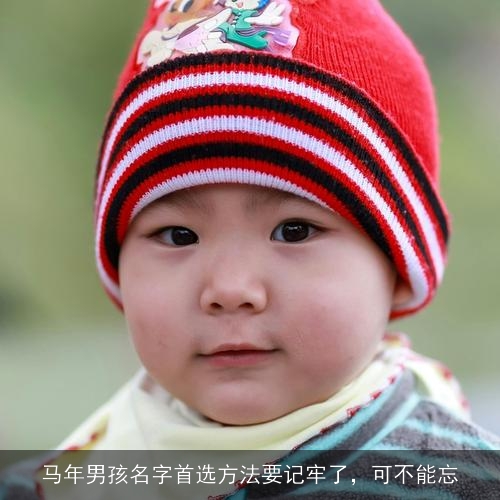 马年男孩名字首选方法要记牢了,可不能忘 马年男孩名字首选方法要记牢了,可不能忘