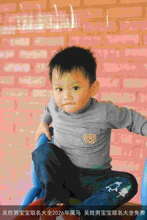 吴姓男宝宝取名大全2026年属马 吴姓男宝宝取名大全免费 吴姓男宝宝取名大全2026年属马 吴姓男宝宝取名大全免费