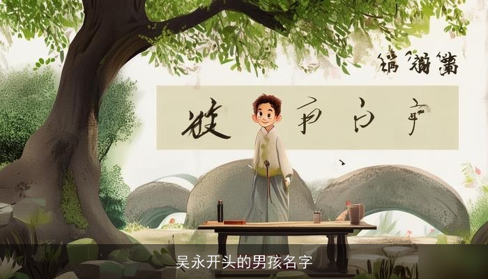 吴永开头的男孩名字 吴永开头的男孩名字