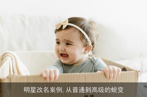 明星改名案例,从普通到高级的蜕变 明星改名案例,从普通到高级的蜕变