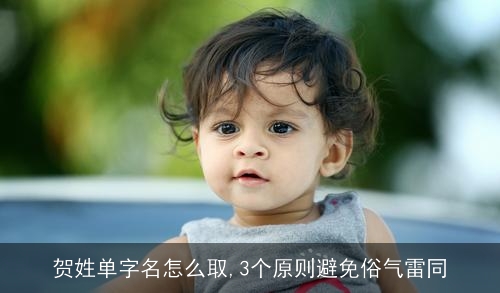 贺姓单字名怎么取,3个原则避免俗气雷同 贺姓单字名怎么取,3个原则避免俗气雷同