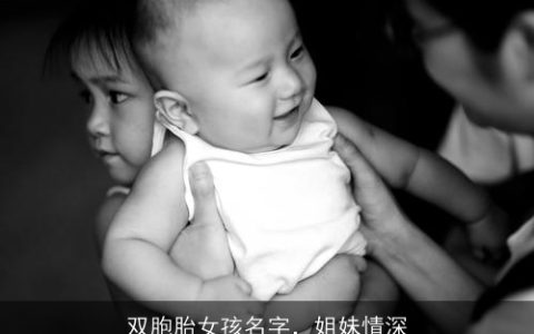 双胞胎女孩名字，姐妹情深