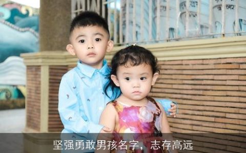 坚强勇敢男孩名字，志存高远