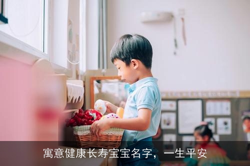 寓意健康长寿宝宝名字，一生平安