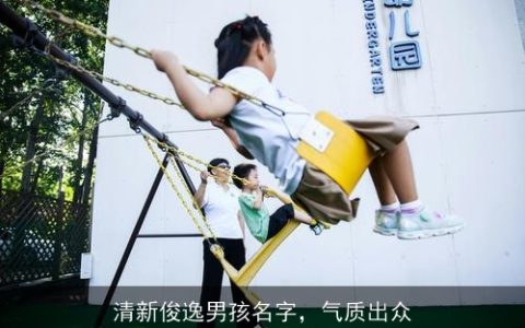 清新俊逸男孩名字，气质出众