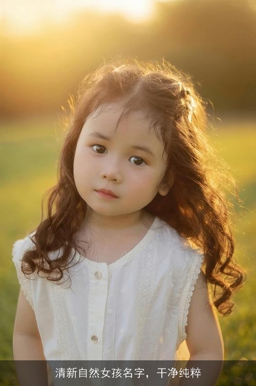 清新自然女孩名字，干净纯粹