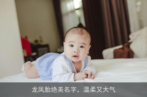 龙凤胎绝美名字，温柔又大气