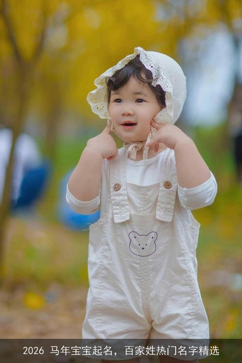 2026 马年宝宝起名，百家姓热门名字精选