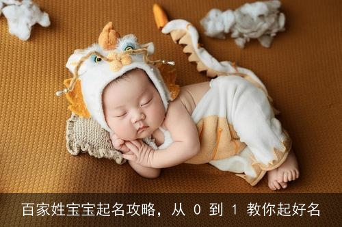 百家姓宝宝起名攻略，从 0 到 1 教你起好名