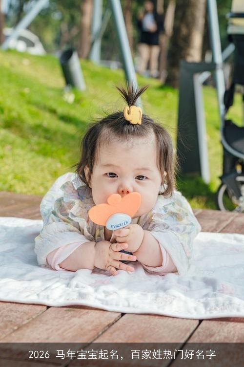 2026 马年宝宝起名，百家姓热门好名字