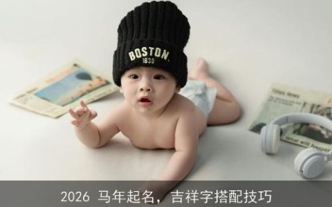 2026 马年起名，吉祥字搭配技巧