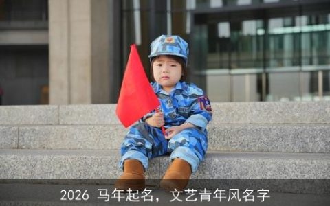 2026 马年起名，文艺青年风名字
