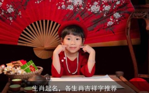 生肖起名，各生肖吉祥字推荐