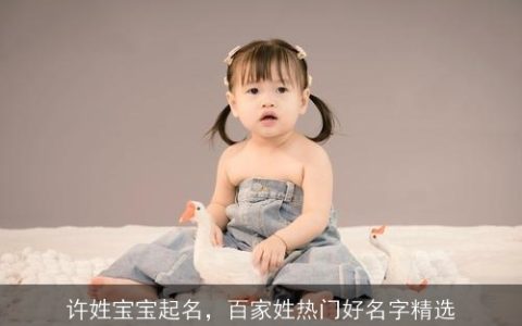许姓宝宝起名，百家姓热门好名字精选