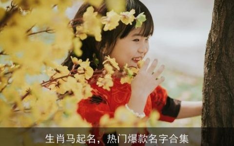 生肖马起名，热门爆款名字合集