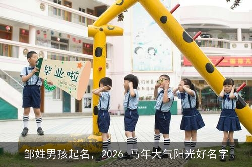 邹姓男孩起名，2026 马年大气阳光好名字