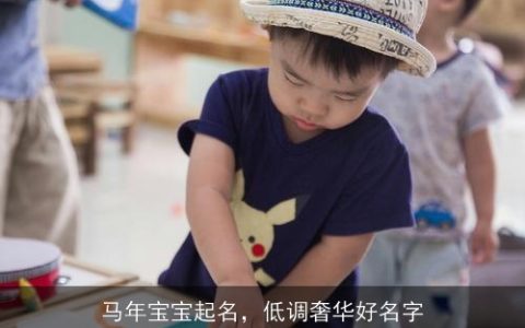 马年宝宝起名，低调奢华好名字