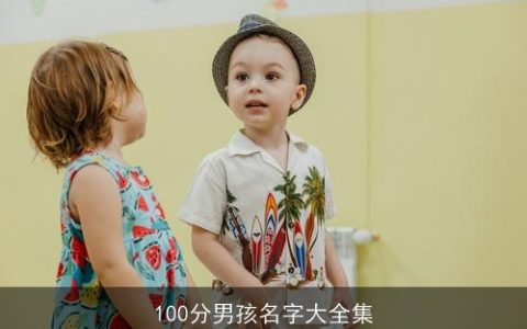 100分男孩名字大全集