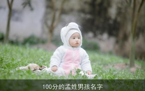 100分的孟姓男孩名字