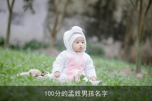 100分的孟姓男孩名字