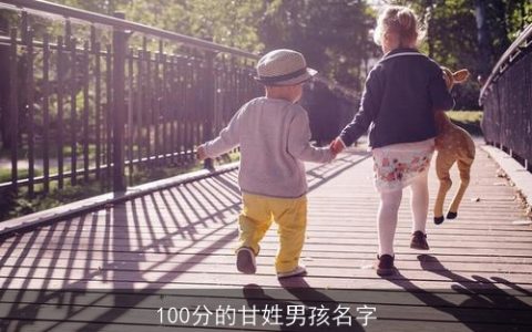100分的甘姓男孩名字