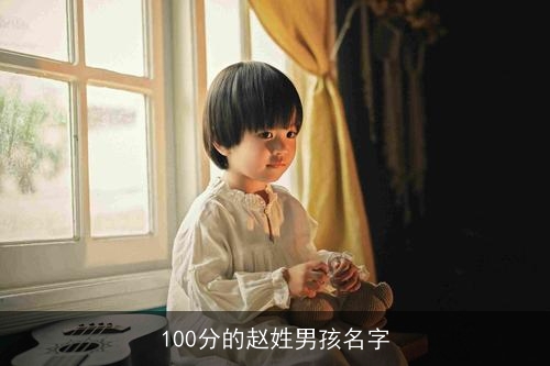 100分的赵姓男孩名字
