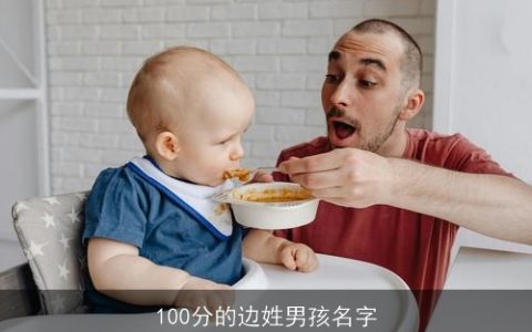 100分的边姓男孩名字