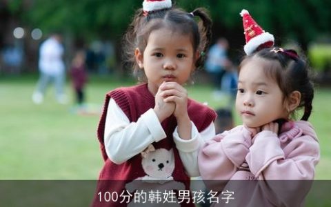 100分的韩姓男孩名字