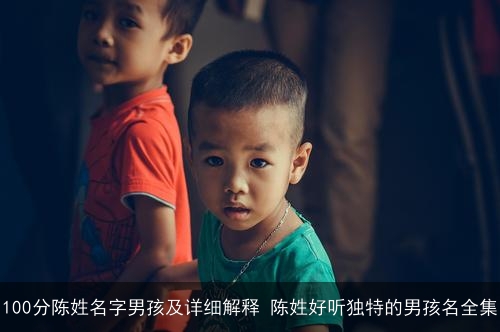 100分陈姓名字男孩及详细解释 陈姓好听独特的男孩名全集