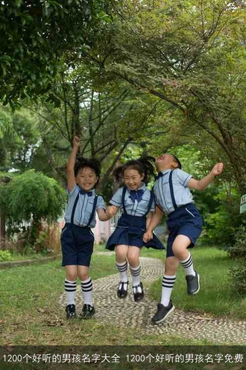 1200个好听的男孩名字大全 1200个好听的男孩名字免费