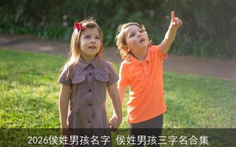 2026侯姓男孩名字 侯姓男孩三字名合集