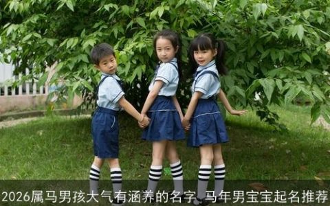 2026属马男孩大气有涵养的名字 马年男宝宝起名推荐