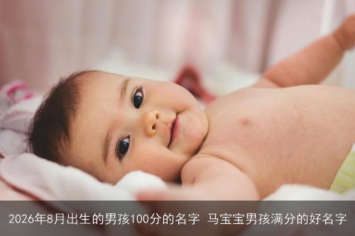 2026年8月出生的男孩100分的名字 马宝宝男孩满分的好名字