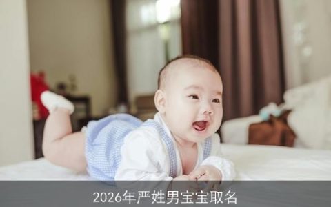2026年严姓男宝宝取名
