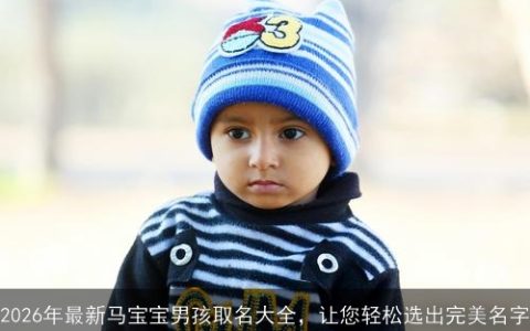 2026年最新马宝宝男孩取名大全，让您轻松选出完美名字