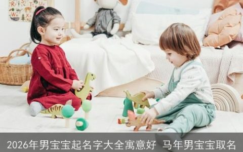 2026年男宝宝起名字大全寓意好 马年男宝宝取名