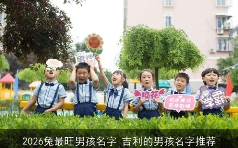 2026兔最旺男孩名字 吉利的男孩名字推荐